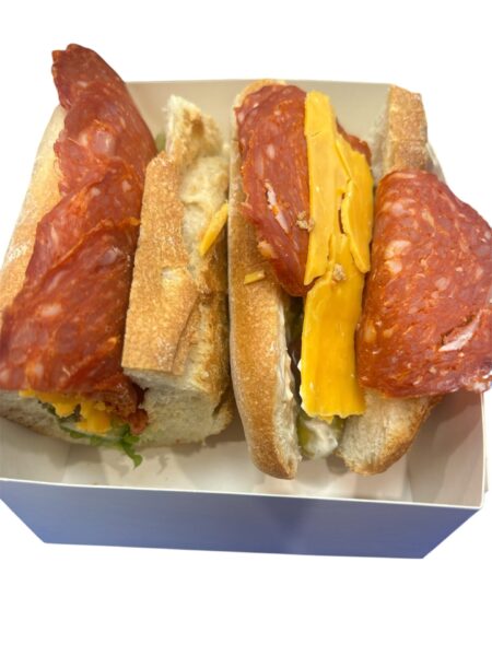 Chorizo and Cheese Baguette